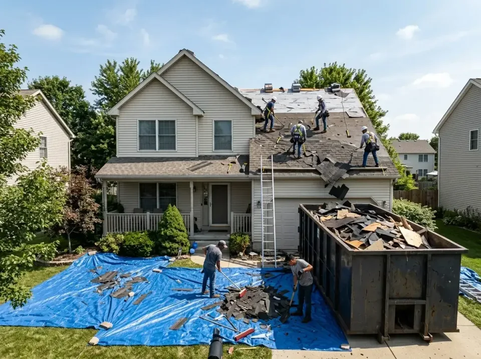 roof-replacement-debris-remova-004 — frequently asked questions, Cheapest Dumpster Rentals in Burlington, OH